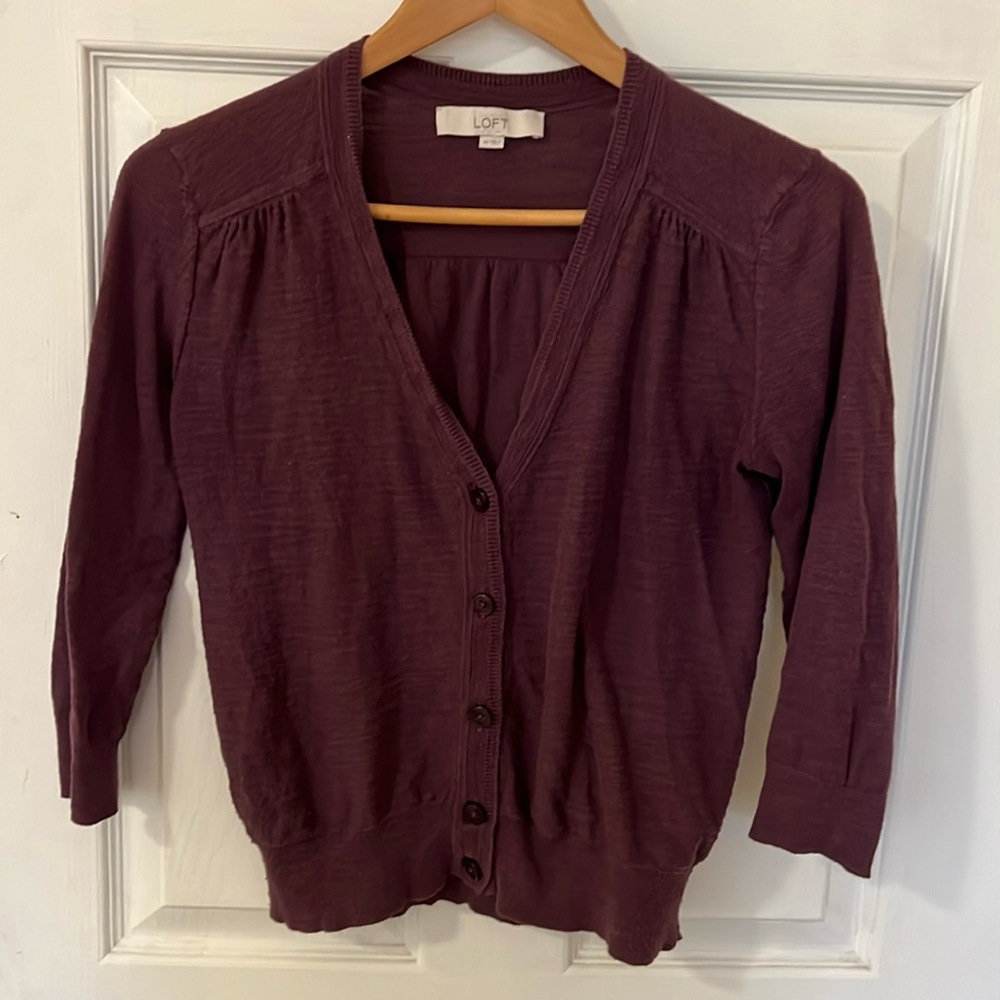 Lightweight v neck cardigan